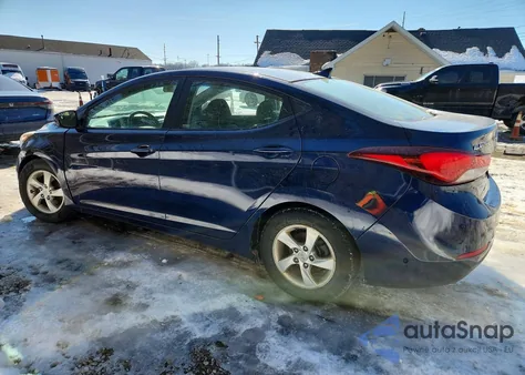 2014 Hyundai Elantra Se z USA, uszkodzony, nr VIN 5NPDH4AE3EH530825